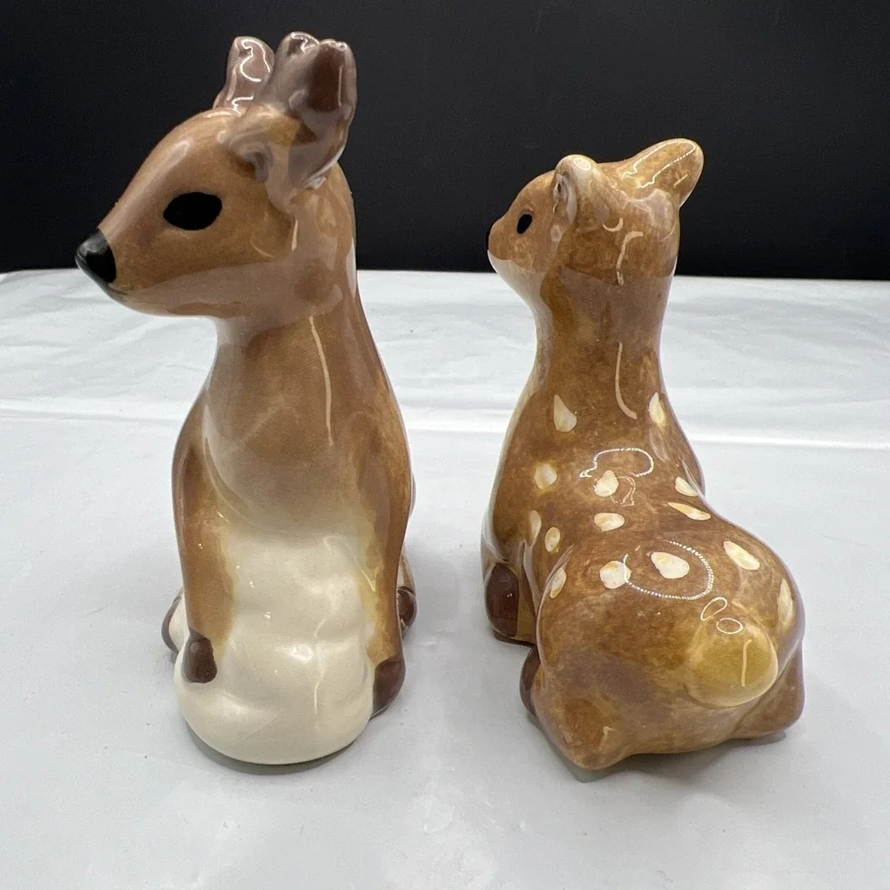 Better Homes & Gardens Ceramic Deer Salt and Pepper Shakers Limited Edition 2014